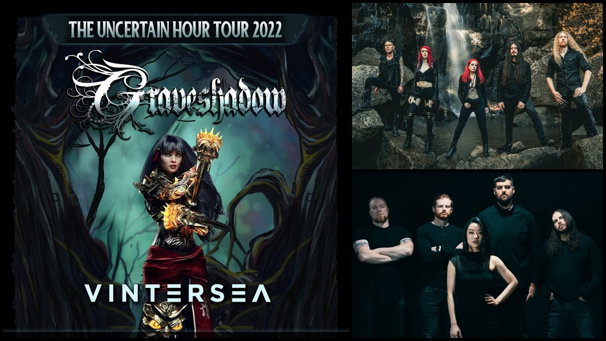 Graveshadow and VINTERSEA announce their “The Uncertain Hour Tour 2022”