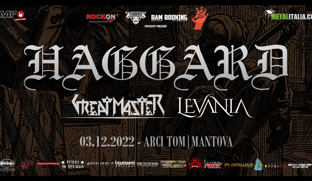 NEWS: Haggard to perform live concert at Arci Tom, Mantua