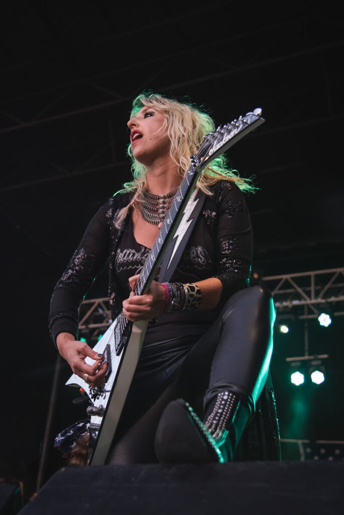 Signed Stage Played Guitar — Britt Lightning