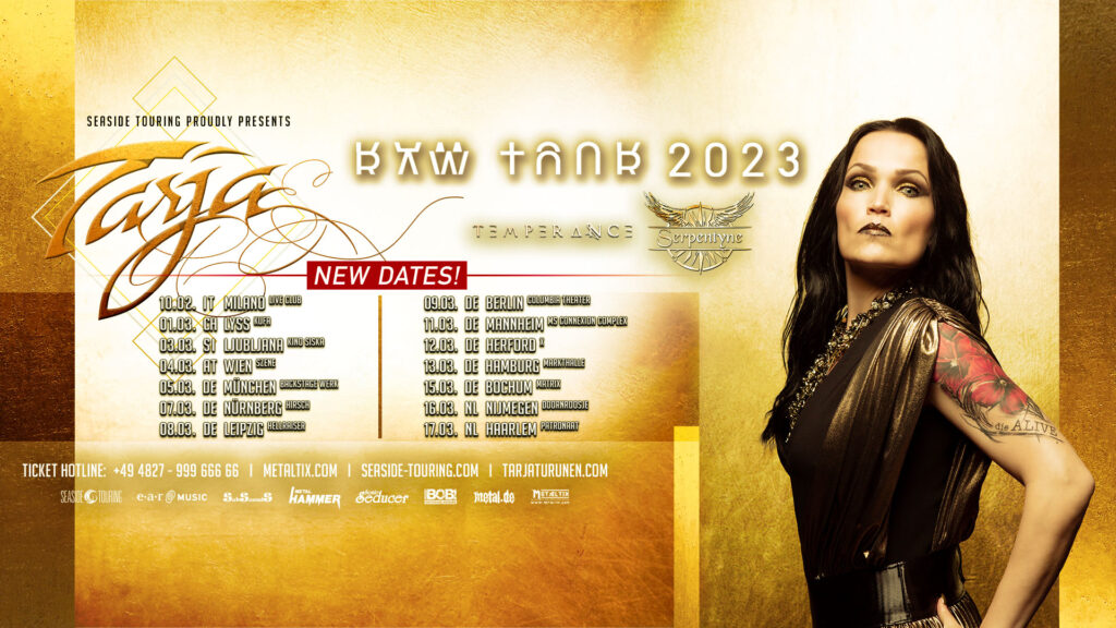 tarja european tour