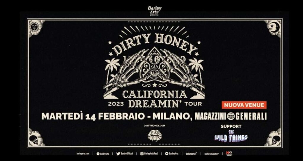 Live Events: Dirty Honey and The Wild Things on tour