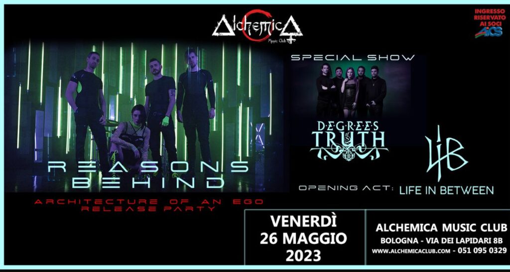 Reasons Behind announce release party in Bologna