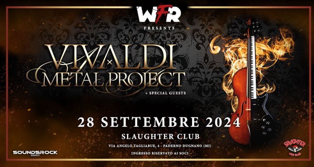NEWS: Vivaldi Metal Project’s show in Milan has unveiled the complete bill
