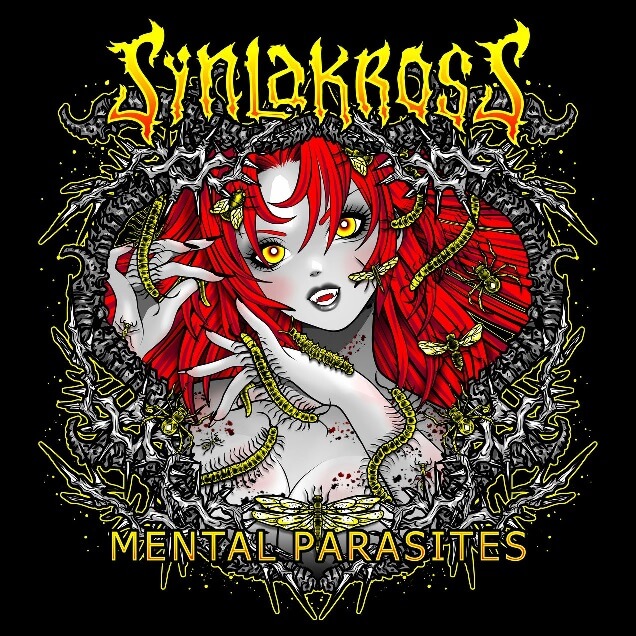 SYNLAKROSS - MENTAL PARASITES ALBUM COVER