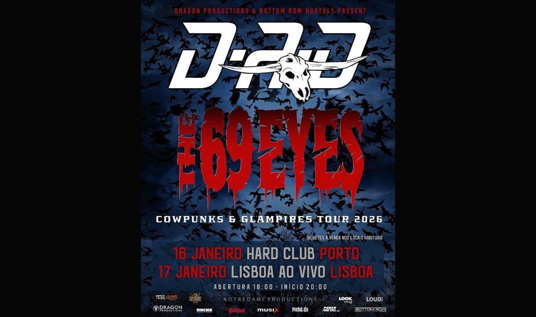 The 69 Eyes and D-A-D Announce Their “Cowpunks & Glampires Tour” for January 2026