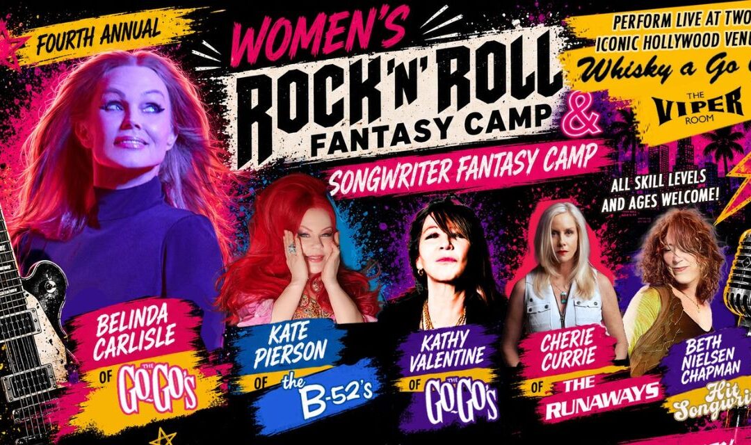 Fourth Women’s Rock ‘N’ Roll Fantasy Camp Announced for November 2026