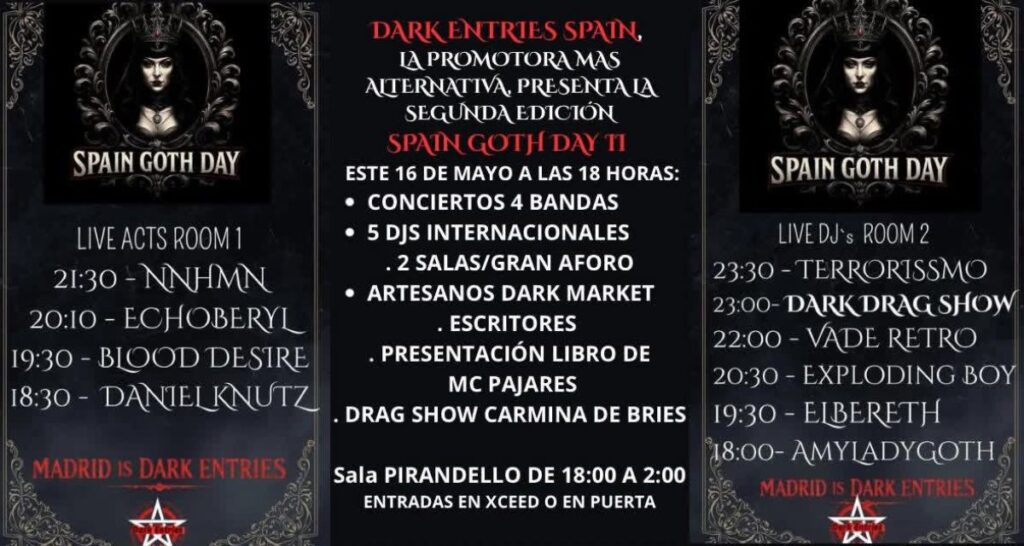 A Night of Community and Darkness at Spain Goth Day II