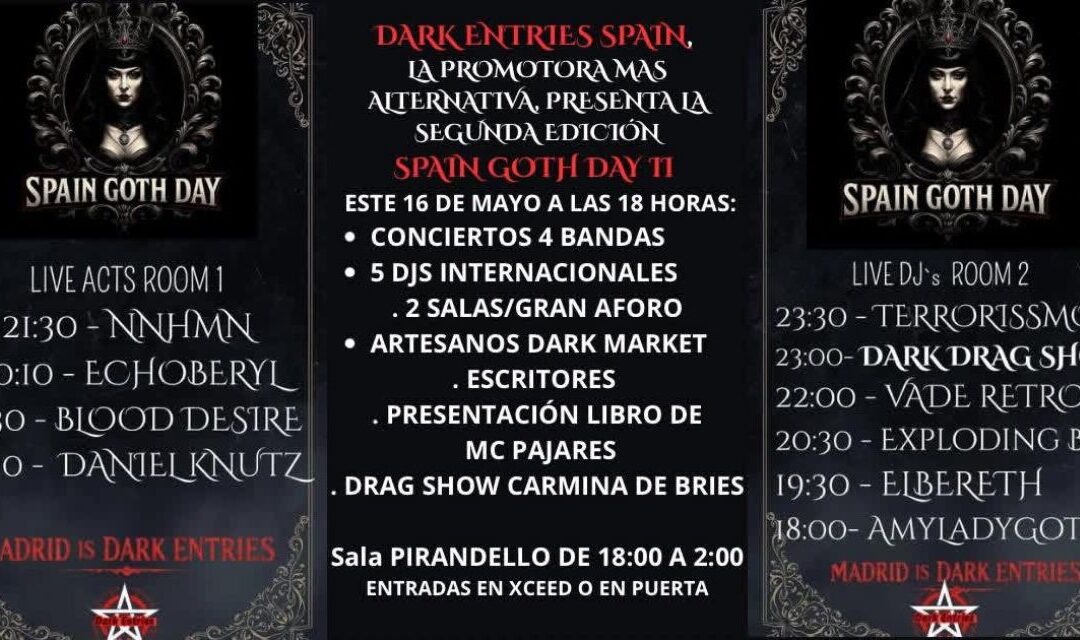 A Night of Community and Darkness at Spain Goth Day II